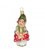 NEW - Inge Glas Glass Ornament - "Bisibal" Elf